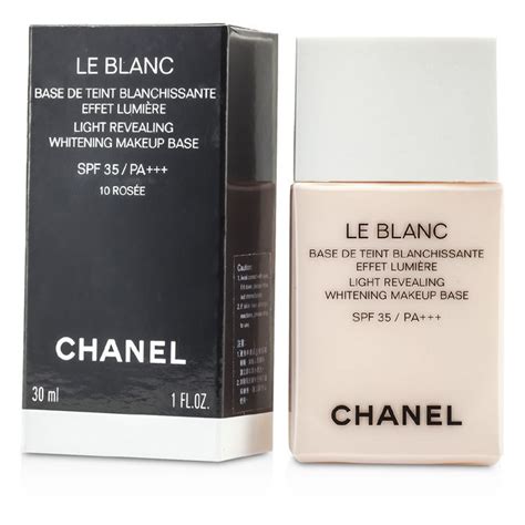 chanel le blanc base 10 rosee|LE BLANC LA BASE LÉGÈRE .